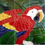 PARROT TILE MOSAIC