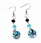 ARTISAN GLASS BEAD EARRINGS- CASCADE
