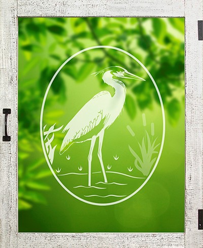 ETCHED GLASS WINDOW CLINGS