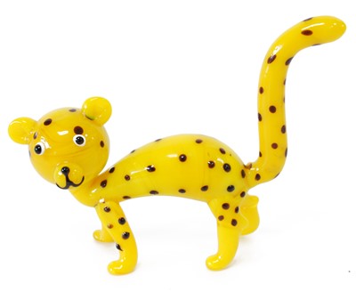 GLASS CHEETAH, 6/SET ($5.50/PC) 10310