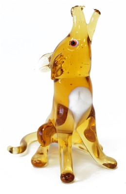 GLASS COYOTE, 6/SET ($5.50/PC) 10340