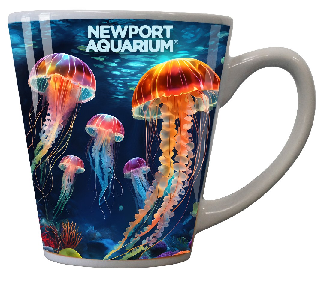 DEEP SEA JELLYFISH 12 OZ LATTE, 12/SET ($5.50/PC) 77482-01048