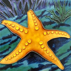 STARFISH TILE MAGNET 12/SET ($3.00/PC) 33092